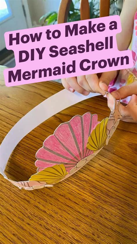 How To Make A Diy Seashell Mermaid Crown