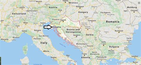 Croatia Map and Map of Croatia, Croatia on Map | Where is Map