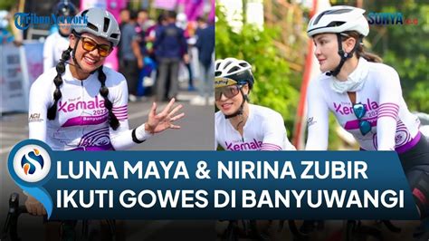 Gowes Di Tour Of Kemala Luna Maya And Nirina Zubir Banyuwangi