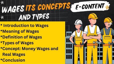 Wages Its Concepts And Types Wages Meaning Definition And Types