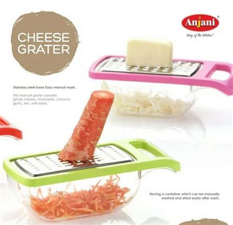 Mix Stainless Steel Cheese Grater With Container For Kitchen Type 2