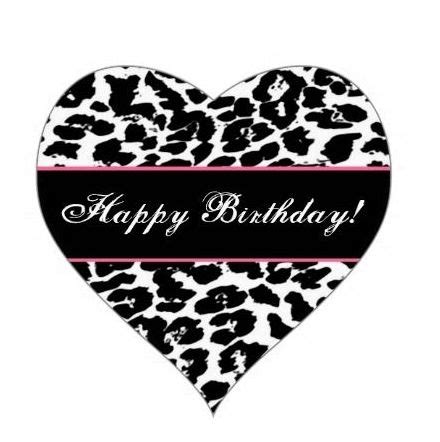 Find & download free graphic resources for birthday leopard. Happy Birthday . black white pink leopard heart | HAPPY ...