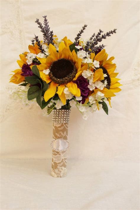 We did not find results for: Sunflower Bouquet Rustic Wedding Bouquet Purple by ...