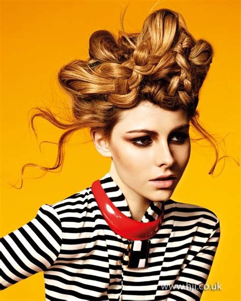 Not only that, this texturized finish. large backcombed tweeked out plait | Cool braid hairstyles ...