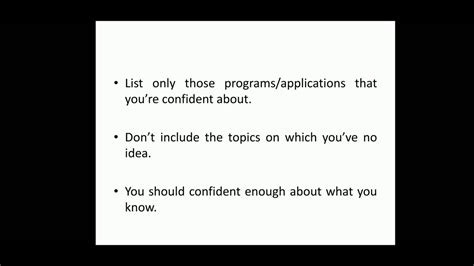 Maybe you would like to learn more about one of these? RESUME TIPS - YouTube