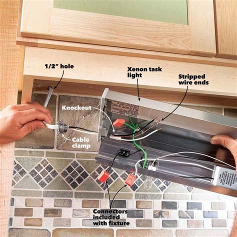 How To Install Under Cabinet Lighting In Your Kitchen Diy