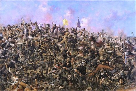 Custers Last Stand Painting By Aar Reproductions Fine Art America