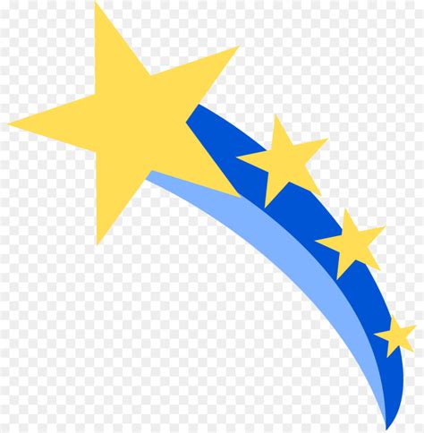Download High Quality Shooting Star Clipart Blue Transparent Png Images
