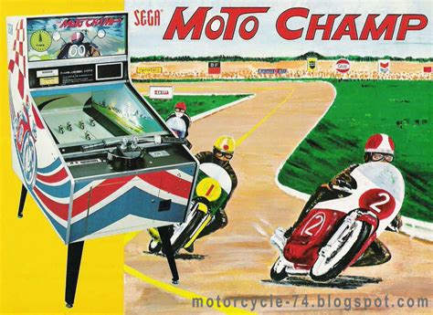 Motorcycle 74 Vintage Motorcycle Arcade Game Sega Japan