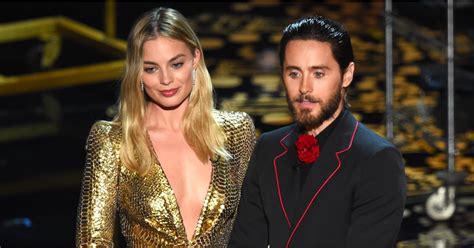 Jared Leto And Margot Robbie At Oscars 2016 Popsugar Celebrity Uk