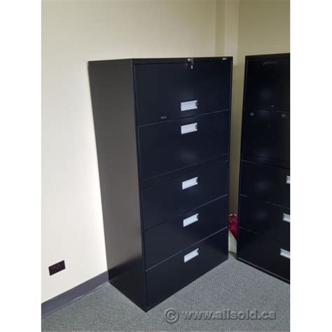 Choose a file cabinet that can hold all your vital paperwork while accenting the style of your home office. Staples Black 5 Drawer Lateral File Cabinet, Locking ...