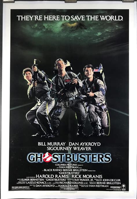 Ghostbusters Original Vintage Comedy Movie Poster Original Vintage