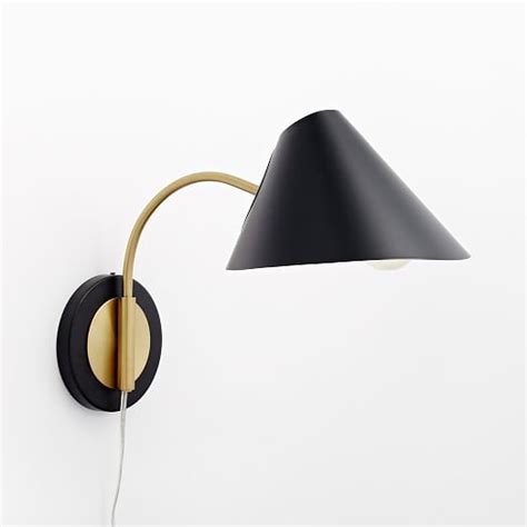 Browse the contemporary bedroom lighting collection at west elm to find the lamp or sconce that's right for your space. Mid-Century Task Sconce | west elm (With images) | Black ...