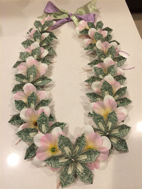 Homemade Flower Money Lei Money Lei Diy Graduation Money Ts