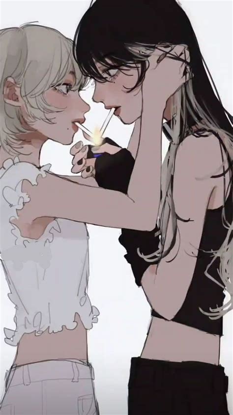 pin by gia on i want what they have in 2021 lesbian art couple poses drawing anime girlxgirl
