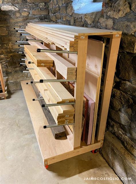 A Diy Tutorial To Build A Lumber Rack Including Plans Make This