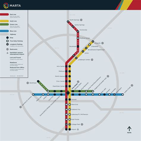 Submission Unofficial Marta Atlanta Ga Map By Transit Maps