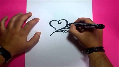 Corazones Dibujos A Lapiz De Amor Faciles De Hacer Paso A Paso