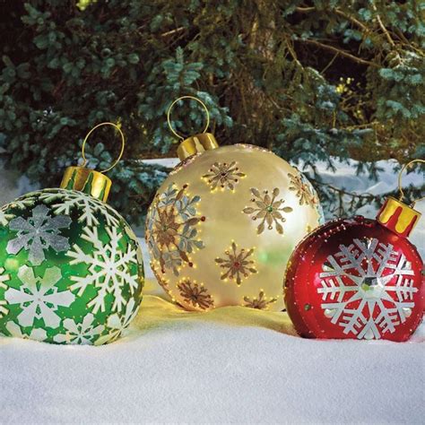 Giant Outdoor Christmas Ornaments Goodsgn Giant Christmas Ornaments