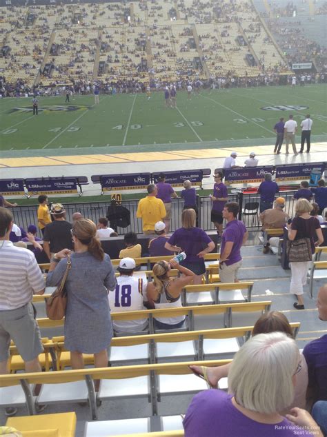Lsu Tiger Stadium Seating Chart Rows Elcho Table