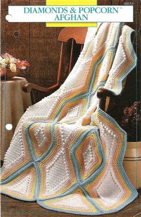 Annies Attic Crochet Afghan Pattern Diamonds By Stepbystepcrochet