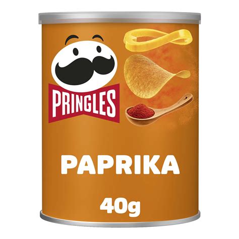 Pringles Paprika Flavour Crisps Pringles UK Kellogg S