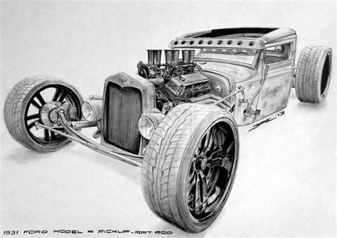 Hot Rod Drawing At Explore Collection Of Hot Rod Drawing