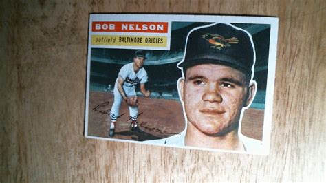 1956 Topps Baseball Card 169 Bob Nelson Exnm Ebay