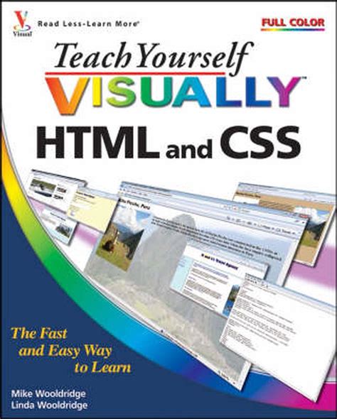 Teach Yourself Visually Html And Css By Mike Wooldridge Paperback