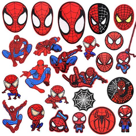 Superhero Spiderman Patch Clothes Various Styles Superhero Spiderman