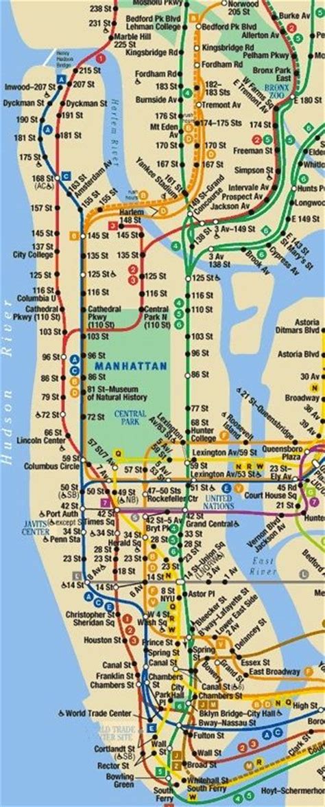 Nyc Subway Map Manhattan Only Printable Printable Maps Images