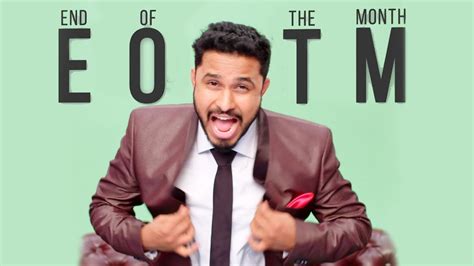end of the month abish mathew comedy music video youtube