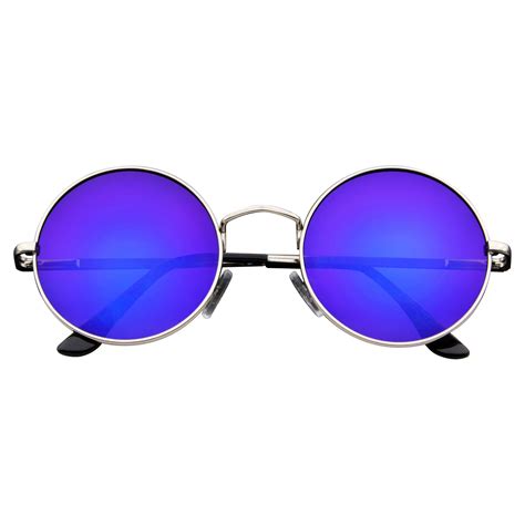 Emblem Eyewear John Lennon Sunglasses Round Hippie Shades Retro Colored Lenses