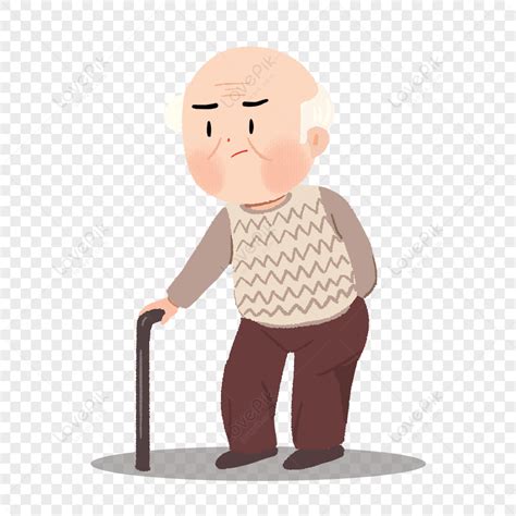 Old Man Characters Old Man Sad PNG Image And Clipart Image For Free