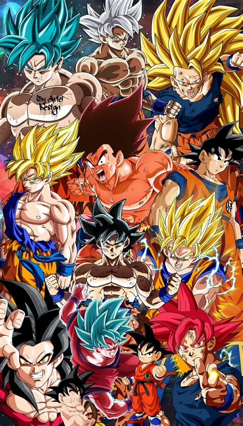 Dragon Ball Wallpaper With Many Different Characters In The Same Group