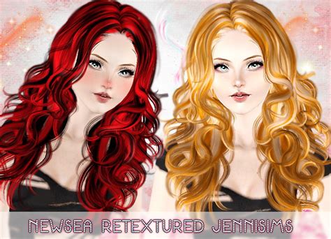 Curly Hairstyle Newsea Hair Retextured By Jenni Sims Sims 3 Hairs