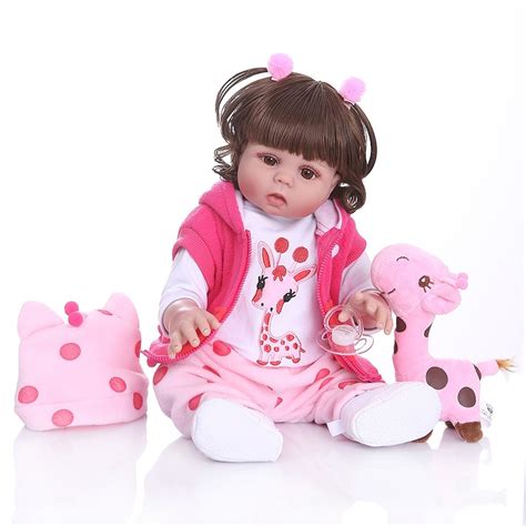 19 Inches Cheap Silicone Babies Cute Reborn Baby Girl Dolls