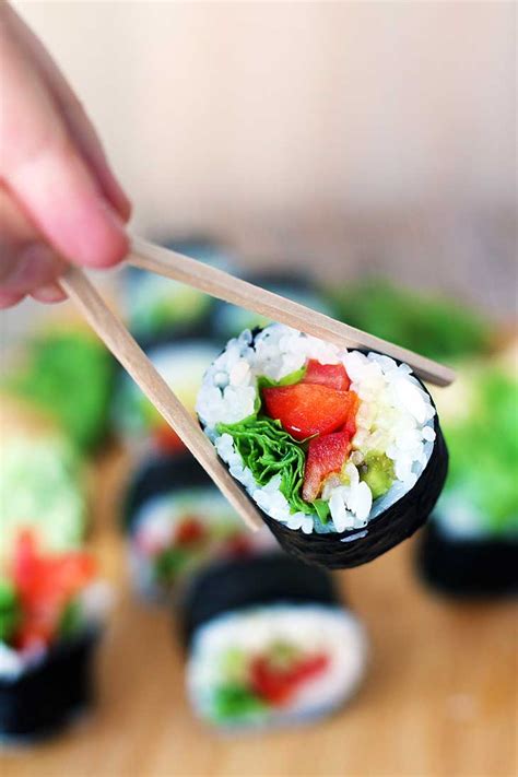 Vegan Sushi How To Make Vegan Sushi Rolls In 30 Minutes