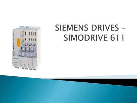 Ppt Siemens Drives Powerpoint Presentation Free Download Id1344810
