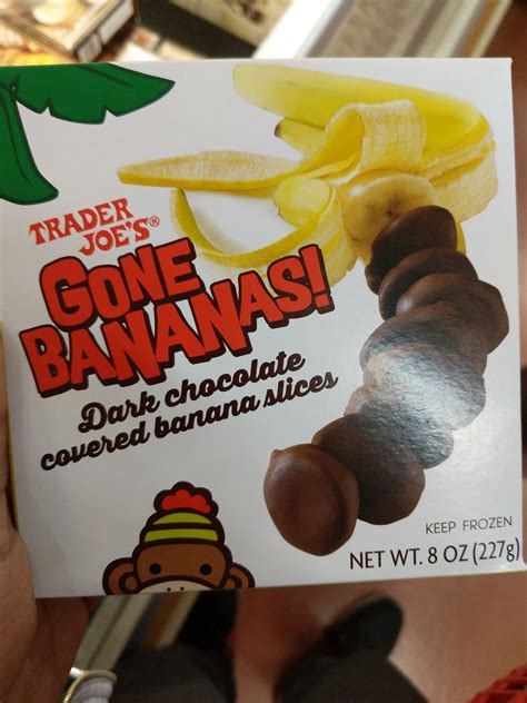 Trader Joes Gone Bananasone Bite At A Time Chocolate Covered Banan
