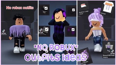 Aesthetic No Robux Outfit Ideas 💕 Youtube