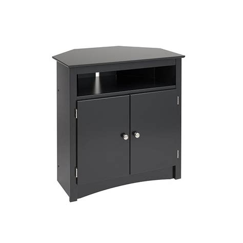 This media cabinet is constructed of nice. Prepac Sonoma Collection Tall Corner TV Cabinet for ...
