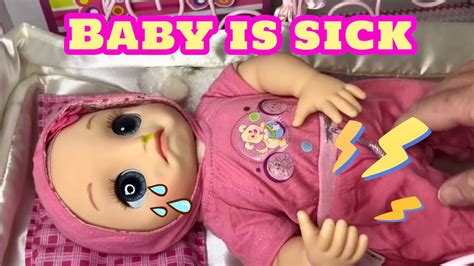 Baby Alive Doll Hannah Is Sick Youtube