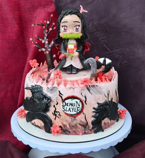 Торт клинок рассекающий девонов Cake Demon Slayer Pasteles