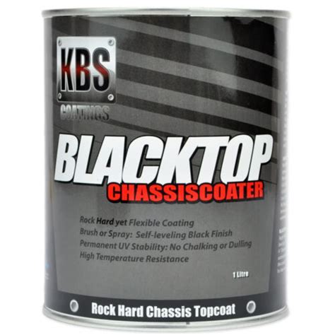 Kbs Coatings Blacktop Chassis Paint 1l Gloss Flexible Permanent Uv