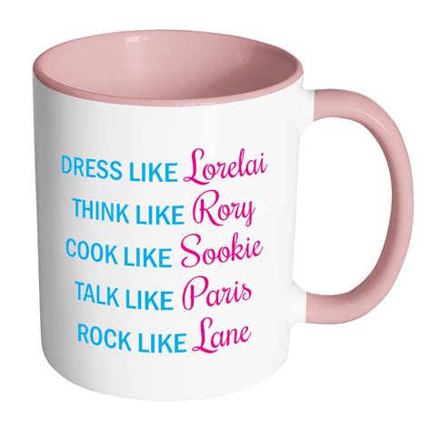Live Like The Gilmore Girls Color Accent Coffee Mug In 2022 Gilmore Girls Mugs Accent Colors