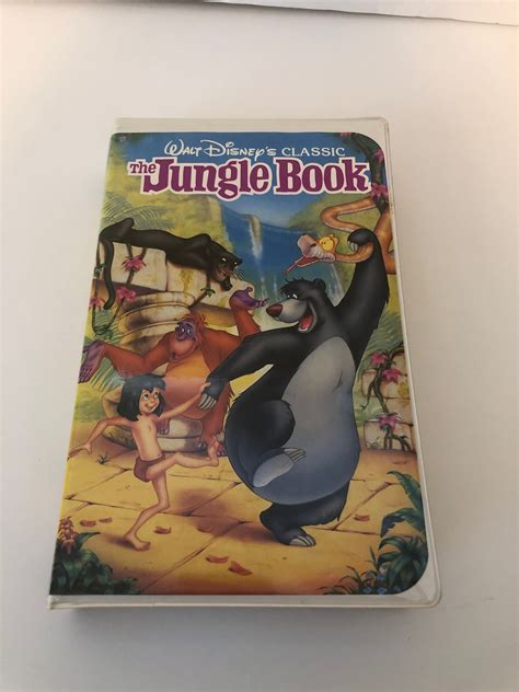 Walt Disney Classic The Jungle Book Black Diamond Edition Ntsc Vhs Hot Sex Picture