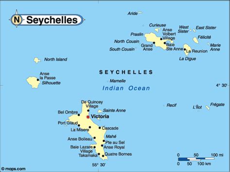 Harta Seychelles Consulta Harta Politica A Seycheles Pe Infoturismro
