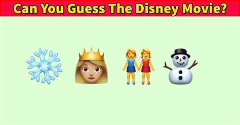 can you guess the disney movie by the emojis