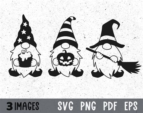 Halloween Gnome SVG Cut Files Free Download Free SVG Cut Files And Designs Picartsvg